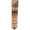Ekena Millwork Merced Arts & Crafts Smooth Bracket, Western Red Cedar, 3 1/2"W x 18"D x 18"H BKT04X18X18MRC03SWR - alternate 2